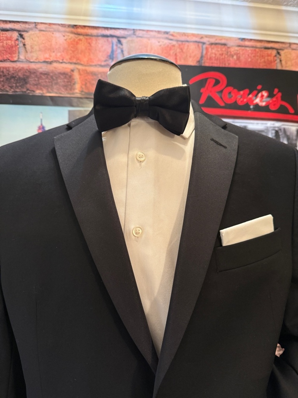 Vera Wang Black Label Tuxedo Coat